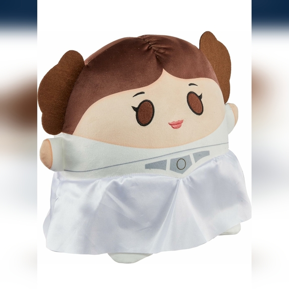 🆕️🤍Star Wars Princess Leia 10-inch rounded plush figure NWT - Picture 5 of 6